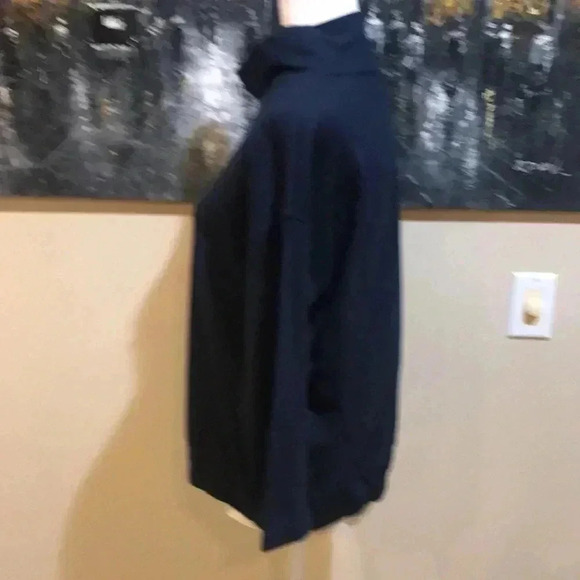 J. Jill Fit Cotton Blend Soft Cowl Neck Elastic Waist 3/4 Sleeves Top-Size MP - Picture 3 of 8